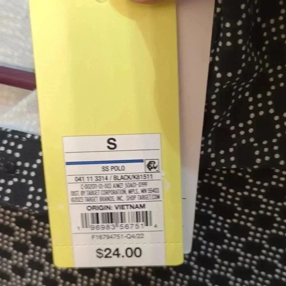 Men's Short Sleeve Polo Shirt - All in Motion Black - Picture 4 of 5